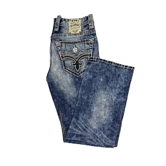 Rock Revival Other - Rock Revival Men's Blue Distressed Denim Jeans